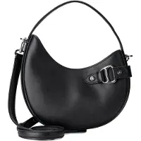 Lauren Accesorios Tasha Olkalaukku Nahka 19.5 cm Musta