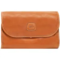 Bric's Life Pelle Toilettilaukku Nahka 30 cm Ruskea