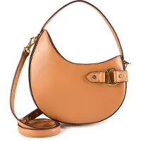 Ralph Lauren Tasha Olkalaukku Nahka 19.5 cm Ruskea