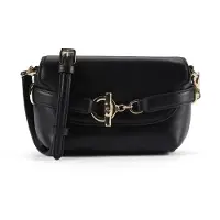 Ralph Lauren Leather Small Blaike Crossbody Bag - Black - ONE SIZE