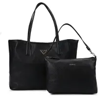 GUESS Victtoria Shopperit 33 cm Musta