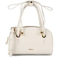 Furla Poppy Käsilaukku Nahka 20 cm Beige