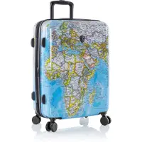 Heys Journey 3G Fashion Spinner 66 cm -matkalaukku, värillinen kartta