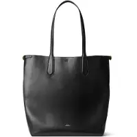Ralph Lauren Bellport Shopperit Nahka 42 cm Musta