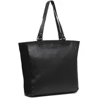 The Chesterfield Brand Wax Pull Up Olkalaukku Nahka 36 cm Kannettavan tietokoneen taskun syvyys Musta