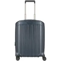 Piquadro PQ-Light 4-pyöräinen Käsimatkatavara 55 cm Laajennettava Sininen