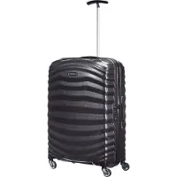 Samsonite Lite Shock - 4-Pyöräiset matkalaukku | musta | 47x69x29 cm