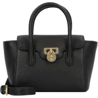 Ralph Lauren Tanner Shopperit Nahka 23.5 cm Musta