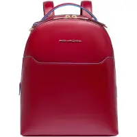 Piquadro Blue Square Kaupunkireppu Nahka 30 cm Punainen