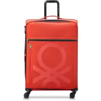 DELSEY PARIS x United Colors of Benetton 4-pyöräinen vetolaukku L 77 cm Laajennettava Oranssi