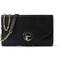 Coccinelle Nikla Crossbody-laukku Nahka 26 cm Musta