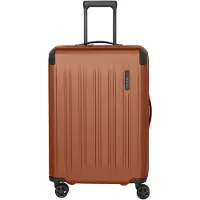 Travelite Dynamiic 4-pyöräinen vetolaukku 66 cm Laajennettava Keltainen