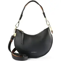 Coccinelle Sunup Crossbody-laukku Nahka 25.5 cm Musta