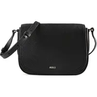 BOSS Lenah Crossbody-laukku Nahka 22 cm Musta