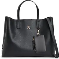 Tommy Hilfiger TH Icon Shopperit 36 cm Musta