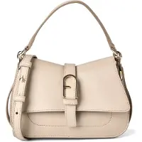 Furla Flow Käsilaukku Nahka 21 cm Harmaa