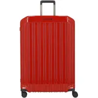 Piquadro PQ Light 4-pyöräinen vetolaukku 75 cm Punainen