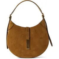 Ralph Lauren Polo ID Olkalaukku Nahka 25 cm Ruskea