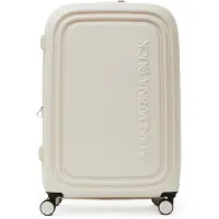 Mandarina Duck Logoduck + 4-pyöräinen vetolaukku L 75 cm Valkoinen
