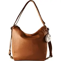 Mandarina Duck Mellow Leather Olkalaukku Nahka 36 cm Ruskea