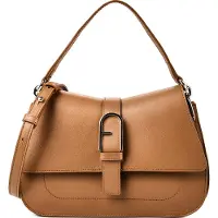 Furla Flow Käsilaukku Nahka 25 cm Ruskea