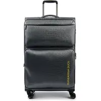 Mandarina Duck Zephyr 4-pyöräinen vetolaukku L 78 cm Laajennettava Harmaa