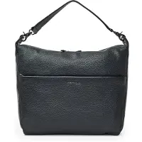 Mandarina Duck Mellow Leather Olkalaukku Nahka 33 cm Musta