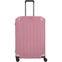 Piquadro PQ Light 4-pyöräinen vetolaukku 69 cm Laajennettava Vaaleanpunainen