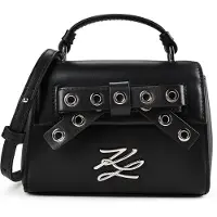 Karl Lagerfeld Autograph Mini laukku Nahka 15 cm Musta