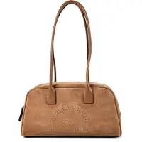 Karl Lagerfeld Daily Olkalaukku Nahka 33 cm Ruskea