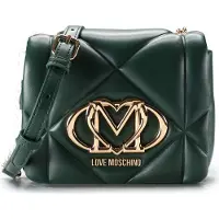 Love Moschino Crossbody-laukku 21 cm Vihreä