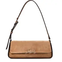 Karl Lagerfeld Signature Olkalaukku Nahka 32.5 cm Ruskea