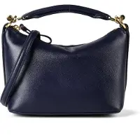 Ralph Lauren Blaike Mini bag olkalaukku Nahka 17 cm Sininen