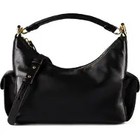 Ralph Lauren Nappa Leather Small Blaike Shoulder Bag - Black - ONE SIZE