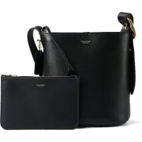 Coach Bleecker Crossbody-laukku Nahka 21 cm Musta