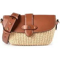 Ralph Lauren Lynden Olkalaukku Nahka 25.5 cm Ruskea