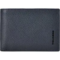 Piquadro Lompakko RFID-suoja Nahka 13 cm Sininen
