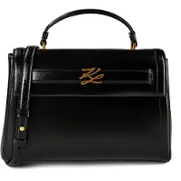 Karl Lagerfeld Autograph Käsilaukku Nahka 27 cm Musta