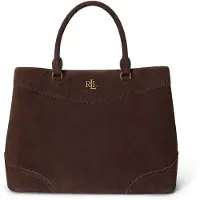 Ralph Lauren Marcy Käsilaukku Nahka 37 cm Ruskea