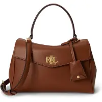 Ralph Lauren Farrah Olkalaukku Nahka 23 cm Ruskea