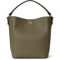 Ralph Lauren Reese Mini laukku Nahka 13 cm Oliivinvihreä