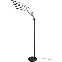 RL LIVE YOUR LIGHT Reed LED lattiavalaisin 195cm 5x3,5W 3000K mattamusta