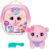 SCRUFFALUVS pehmolelu, pinkki, 19 cm