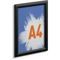 Durable 479601, Yksi kuvakehys, Alumiini, Muovi, Polystyreeni, Musta, Seinä, 19,2 x 27,2 cm, Suorakulmainen