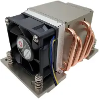 Inter-Tech A-38, Jäähdytin, 6 cm, 2300 RPM, 11000 RPM, Musta (88885560)