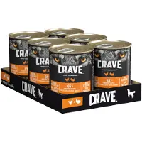 Crave 6 x 400 g Adult kana & kalkkuna koiranruoka