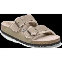 Birkenstock Arizona Shearling Leve Taupe Laf - Grey - 38