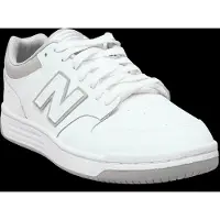 New Balance for man. BB480LV1 Leather Sneakers 480 white (37.5), Flat, Laces, Casual