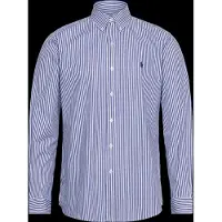 Ralph Lauren for man. 710928255008 Custom Fit Shirt blue (S), Casual, Cotton, Classic, Long sleeve