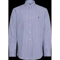 Ralph Lauren Custom Fit Stretch Poplin Shirt - Blue - M